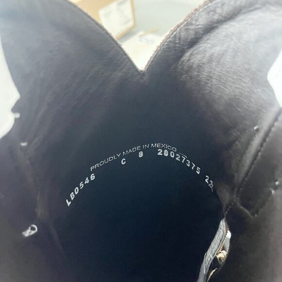 NEW Lane PLAIN JANE Hair on Hide Womens Cowboy Boots Sz 8 Tall Leather Cowhide - Picture 9 of 11